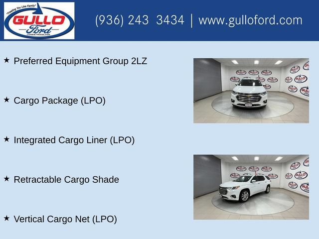 Used 2018 Chevrolet Traverse High Country w/ LPO, Cargo Package AWD/4WD image 10