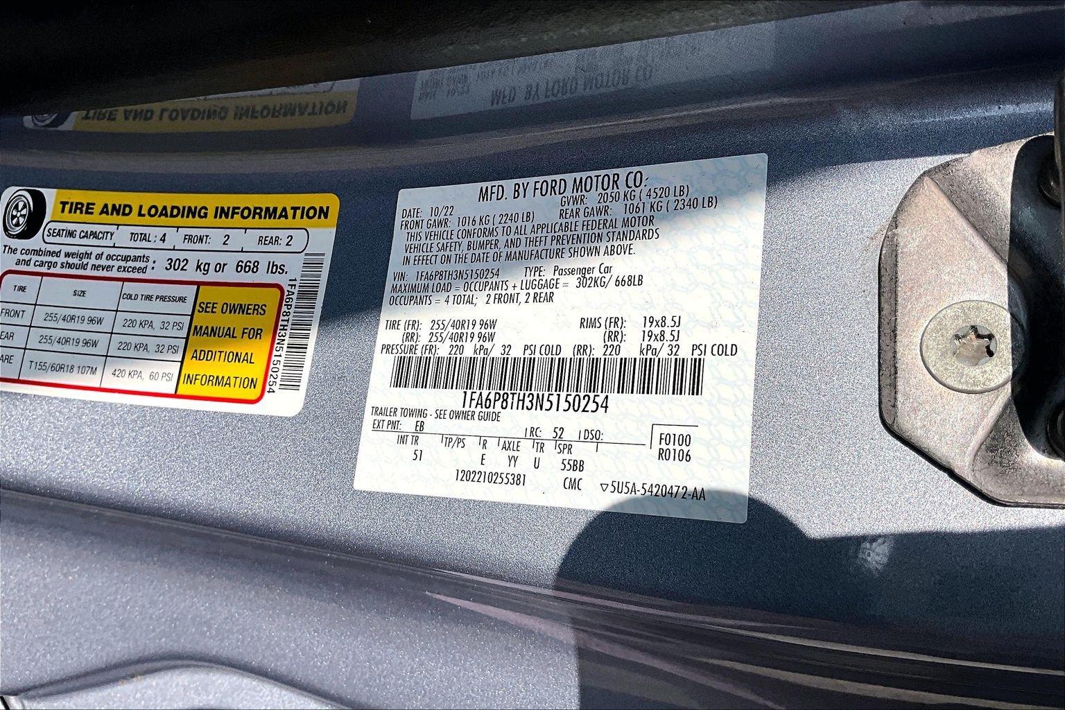 Certified 2022 Ford Mustang Premium w/ Equipment Group 201A RWD image 34