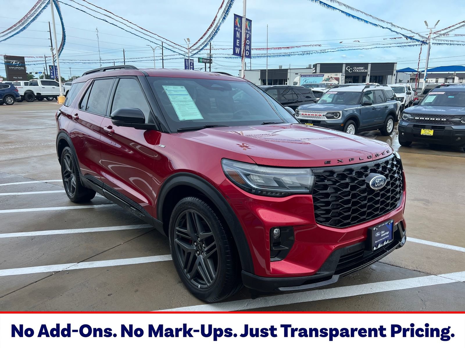 Certified 2025 Ford Explorer ST-Line w/ Premium Package