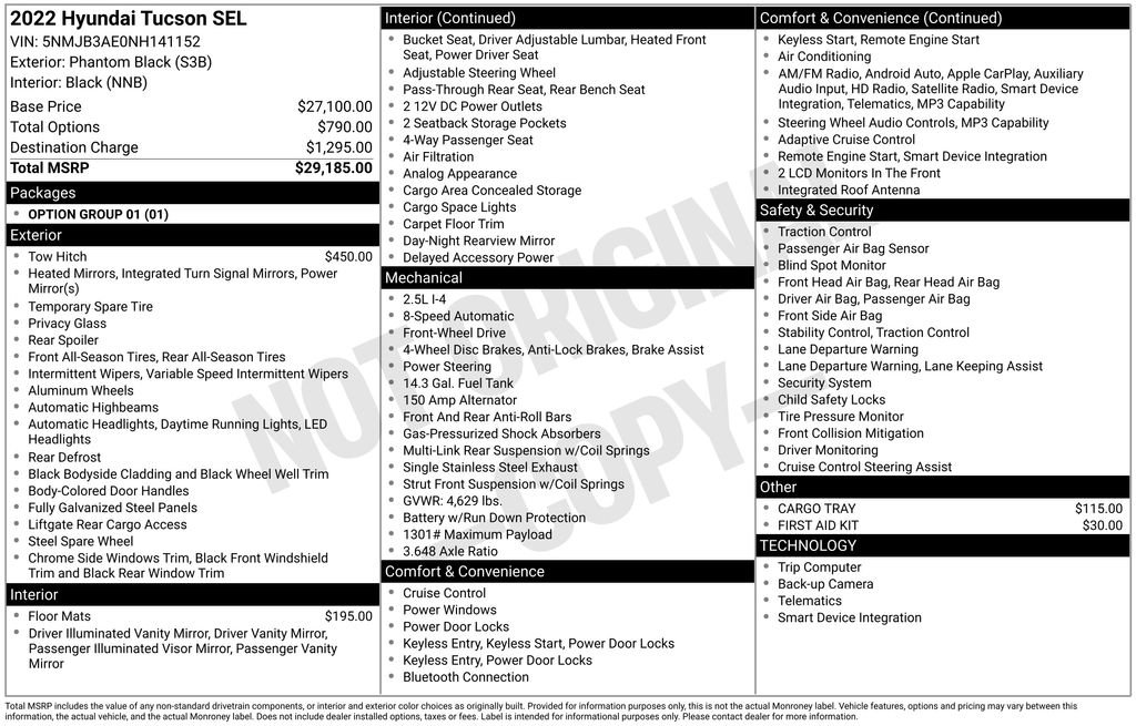 Used 2022 Hyundai Tucson SEL FWD image 5