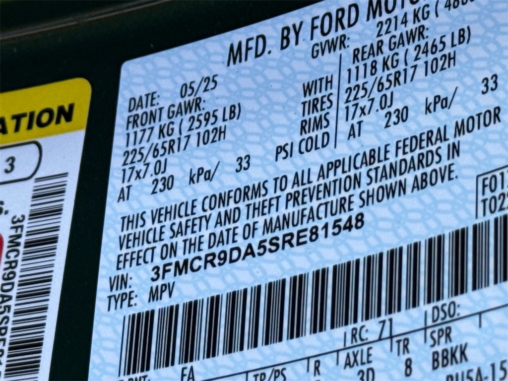 Certified 2025 Ford Bronco Sport Badlands image 31