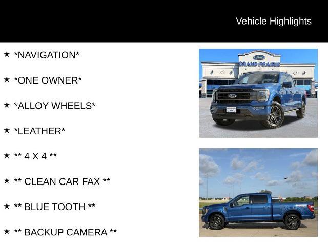 Certified 2022 Ford F150 Lariat w/ Equipment Group 502A High AWD/4WD image 4