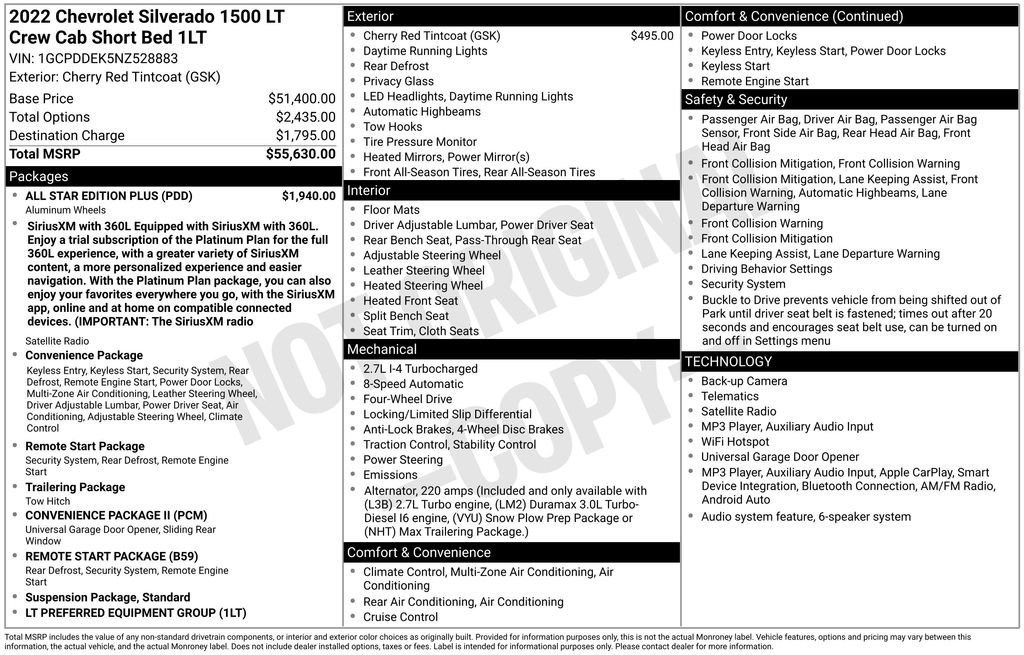 Used 2022 Chevrolet Silverado 1500 LT w/ All Star Edition Plus AWD/4WD image 30