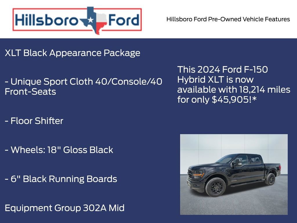 Certified 2024 Ford F150 XLT w/ Equipment Group 302A MID AWD/4WD image 6