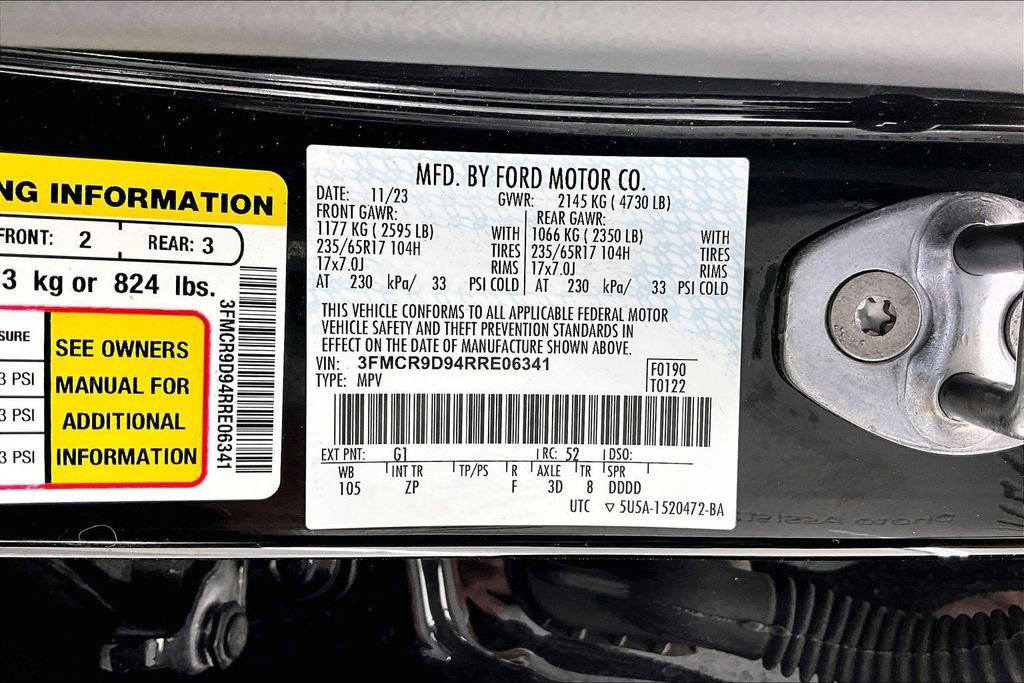 Certified 2024 Ford Bronco Sport Badlands w/ Premium Package AWD/4WD image 34