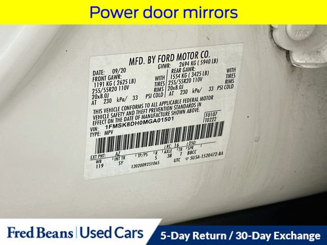 Certified 2021 Ford Explorer XLT w/ Equipment Group 202A AWD/4WD image 39