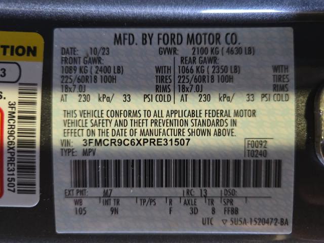 Certified 2023 Ford Bronco Sport Outer Banks w/ Tech Package AWD/4WD image 22