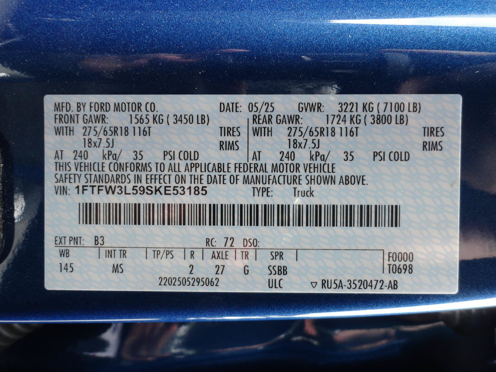 Certified 2025 Ford F150 XLT w/ Equipment Group 301A Standard AWD/4WD image 22