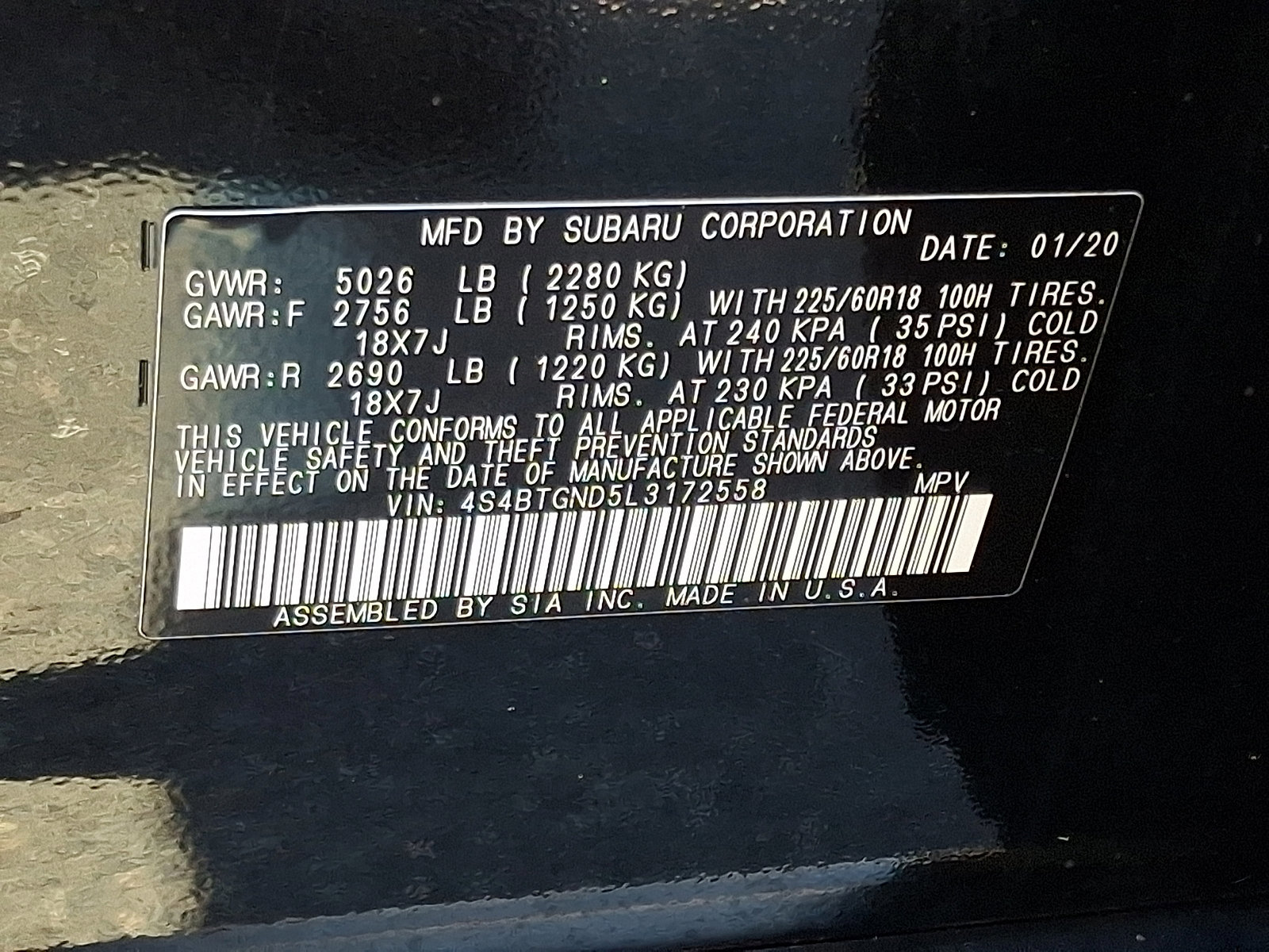 Used 2020 Subaru Outback Limited XT image 27