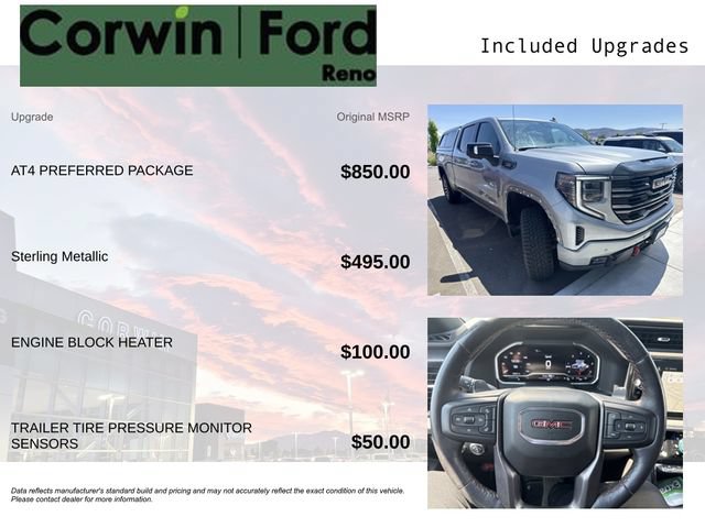 Used 2023 GMC Sierra 1500 AT4 w/ AT4 Preferred Package AWD/4WD image 3