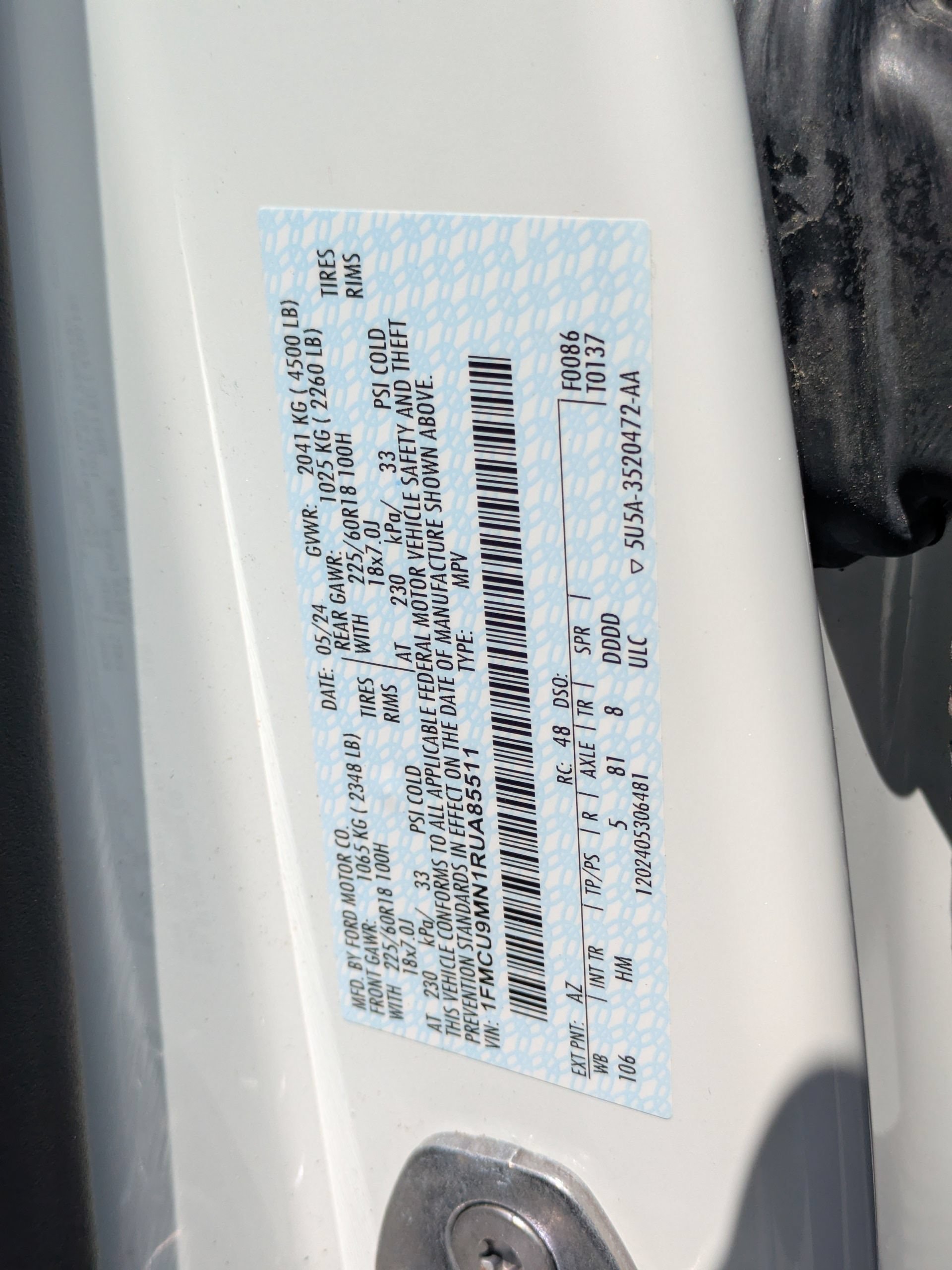Certified 2024 Ford Escape ST-Line w/ Tech Pack #1 AWD/4WD image 40