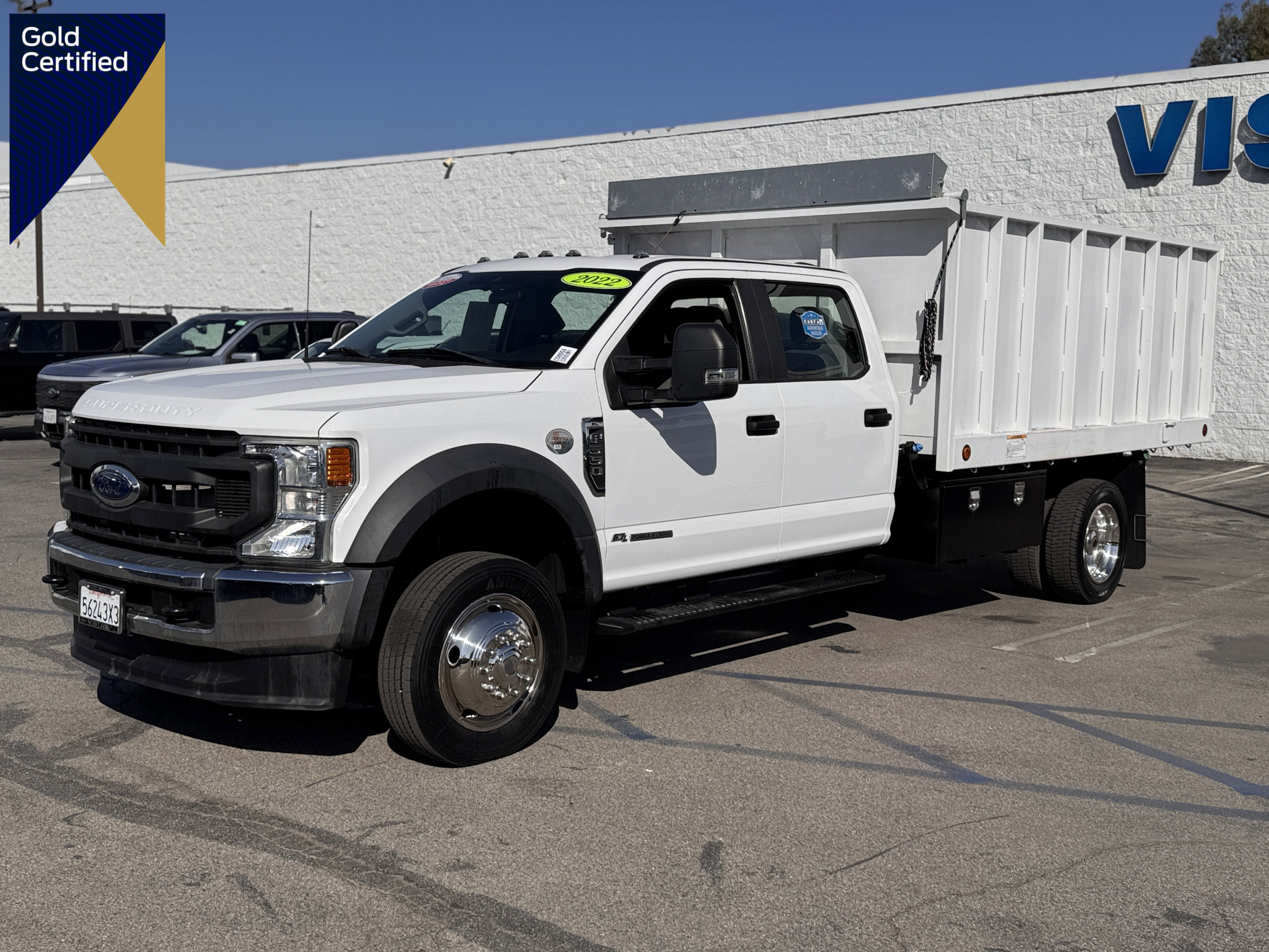 Certified 2022 Ford F550 4x4 Crew Cab Super Duty w/ Power Equipment Group image 1