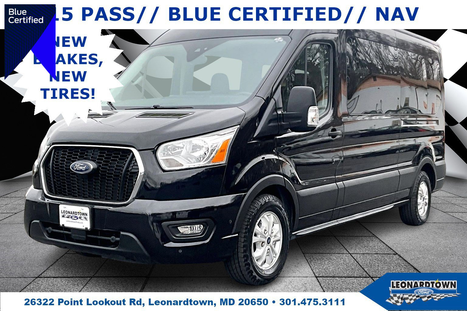 Certified 2022 Ford Transit 350 XLT image 1