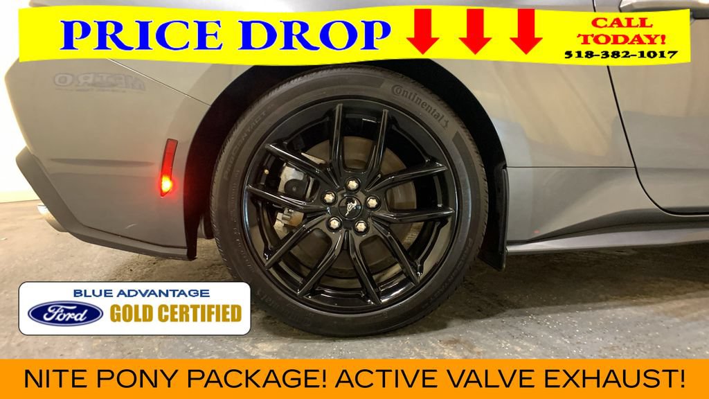 Certified 2025 Ford Mustang GT Premium w/ Mustang Nite Pony Package RWD image 15