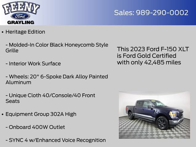 Certified 2023 Ford F150 XLT w/ Equipment Group 302A High AWD/4WD image 8