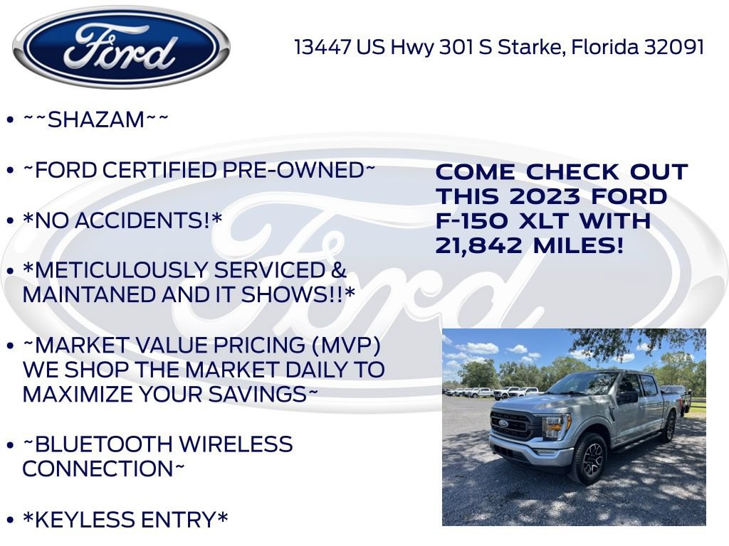 Certified 2023 Ford F150 XLT w/ Equipment Group 302A High AWD/4WD image 6