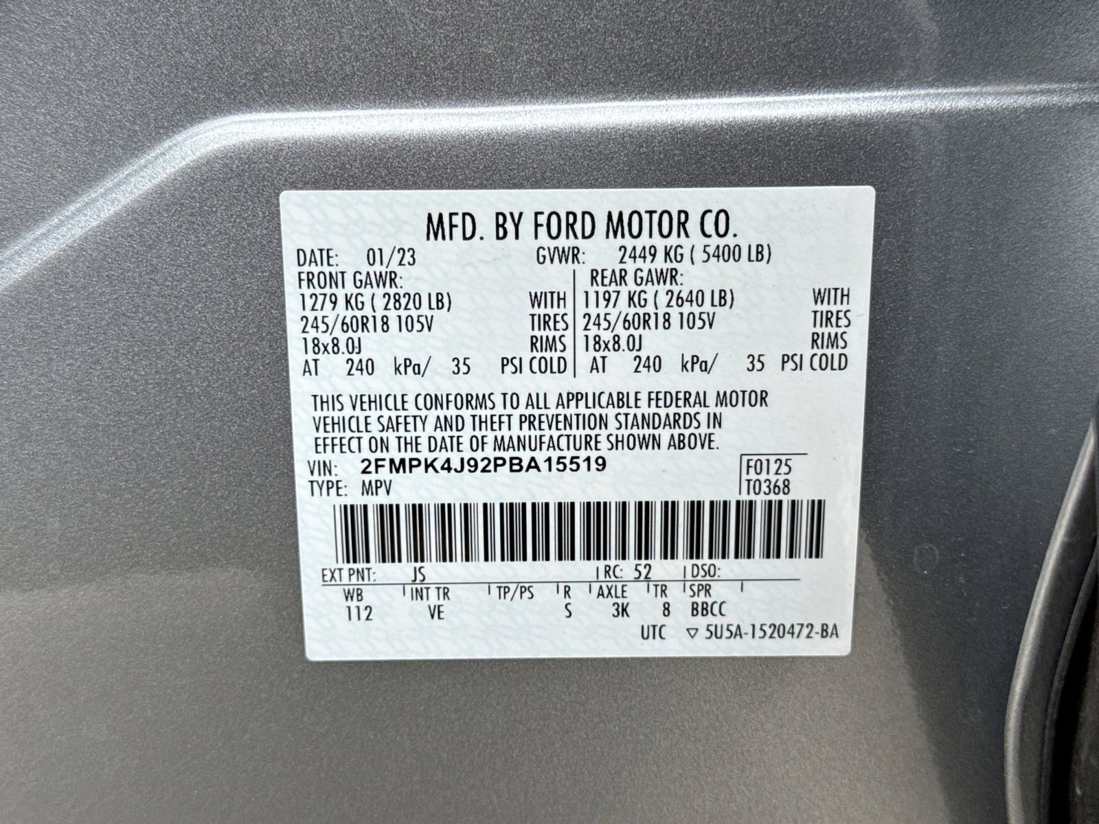 Certified 2023 Ford Edge SEL w/ Convenience Package AWD/4WD image 39