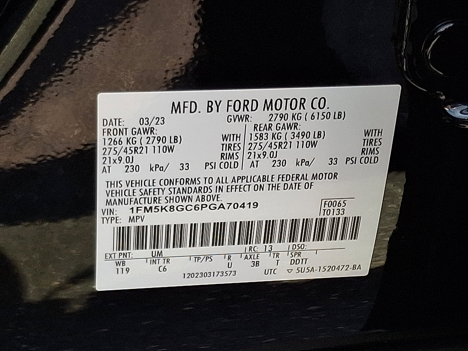 Certified 2023 Ford Explorer ST w/ Equipment Group 401A AWD/4WD image 27