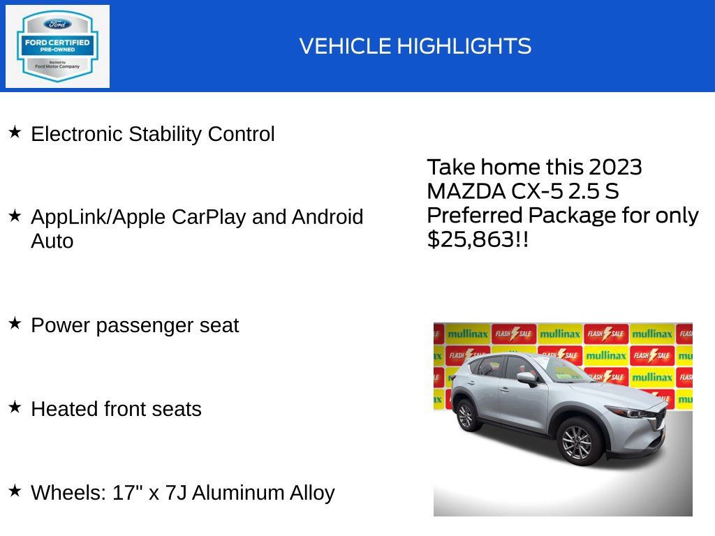 Used 2023 MAZDA CX-5 AWD 2.5 S image 19