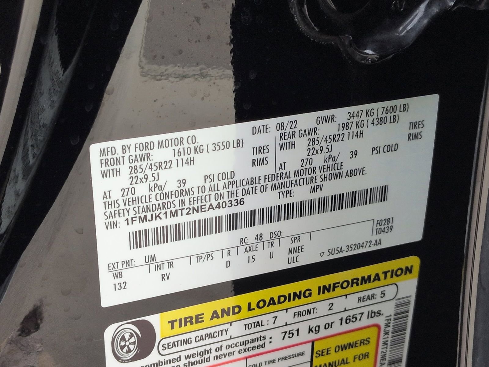 Certified 2022 Ford Expedition Max Platinum image 42