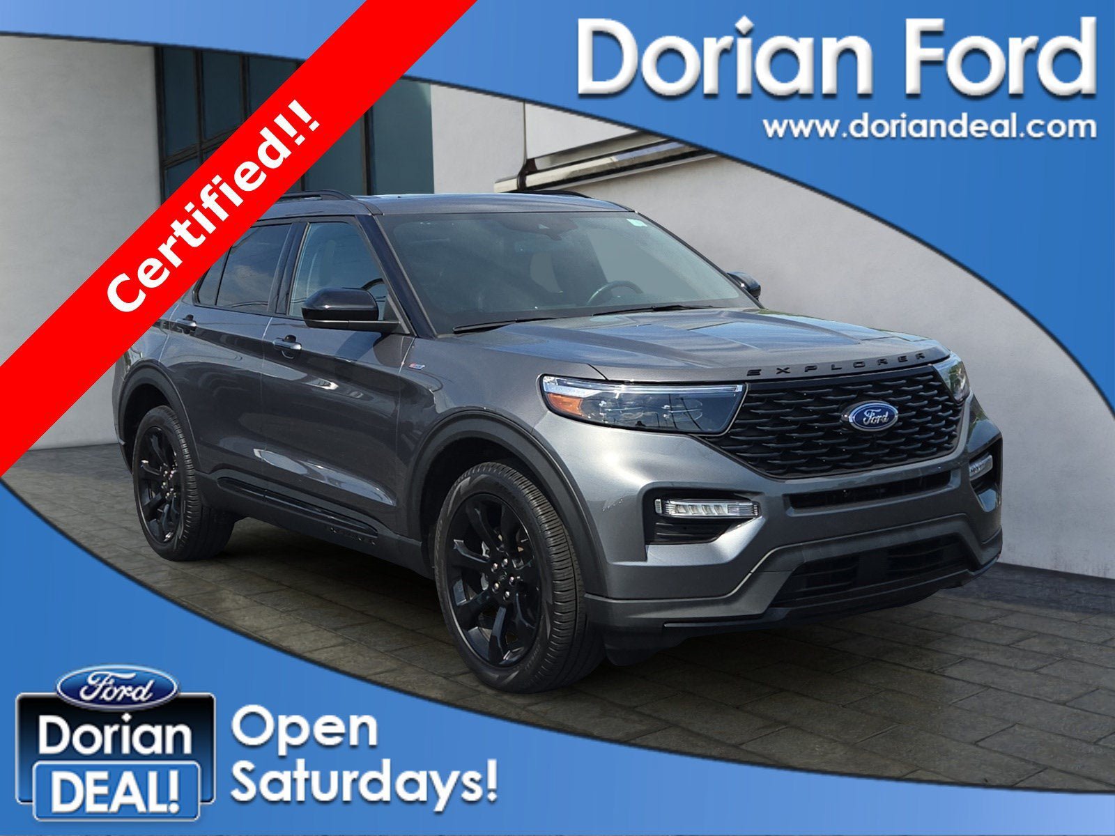 Certified 2024 Ford Explorer ST-Line w/ Class IV Trailer Tow Package