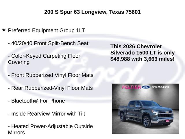 Used 2026 Chevrolet Silverado 1500 LT w/ Z71 Off-Road Package image 10