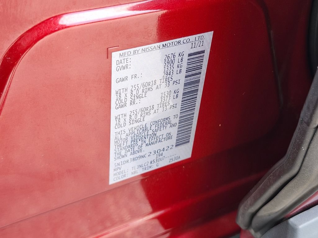 Used 2022 Nissan Pathfinder SV w/ SV Premium Package AWD/4WD image 37