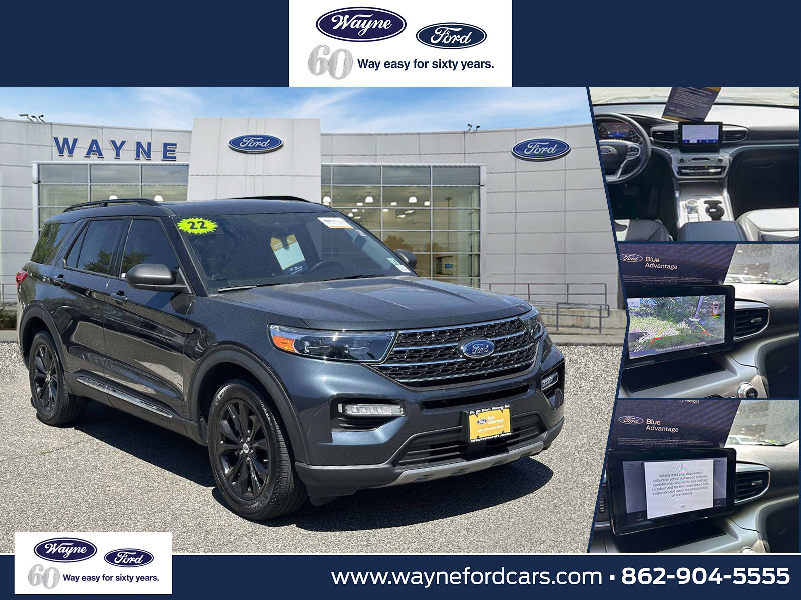 Certified 2022 Ford Explorer XLT w/ Equipment Group 202A