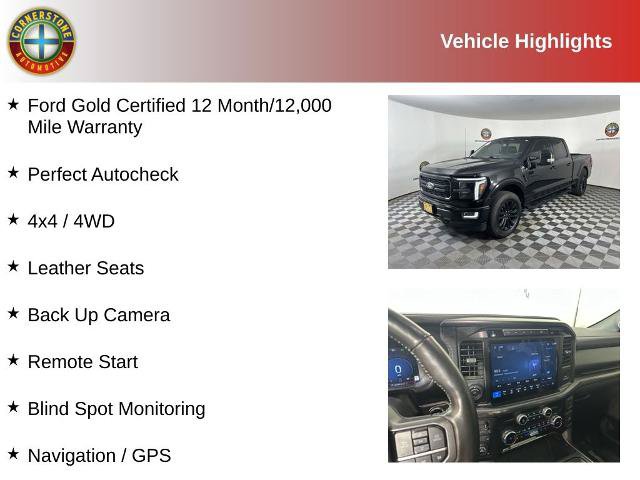 Certified 2024 Ford F150 Lariat w/ Equipment Group 502A High AWD/4WD image 2