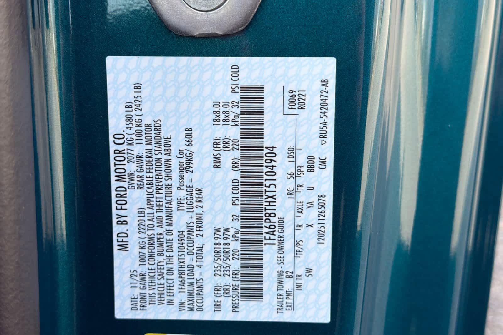 Certified 2026 Ford Mustang Premium RWD image 28