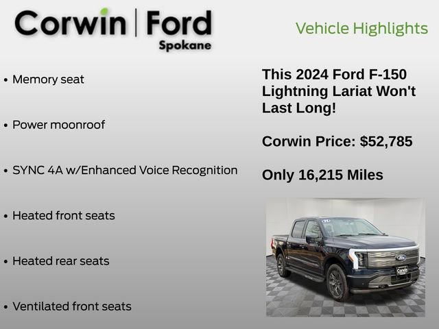 Certified 2024 Ford F150 Lightning Lariat image 13
