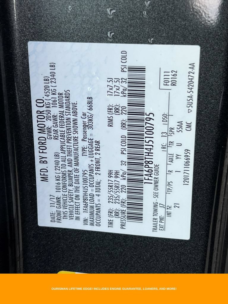 Certified 2018 Ford Mustang Coupe RWD image 37