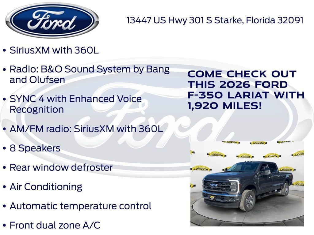 Certified 2026 Ford F350 Lariat w/ Lariat Premium Package image 32
