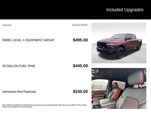 Used 2025 RAM 1500 Rebel w/ Rebel Level 1 Equipment Group AWD/4WD image 9