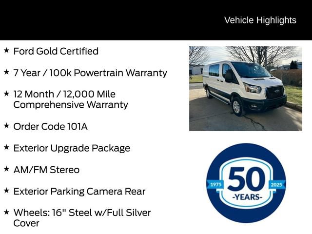 Certified 2024 Ford Transit 250 Low Roof w/ Exterior Upgrade Package image 6
