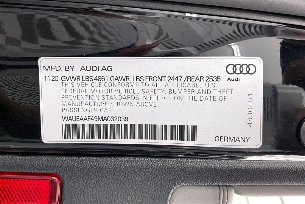 Used 2021 Audi A4 2.0T Premium Plus w/ Premium Plus Package AWD/4WD image 35