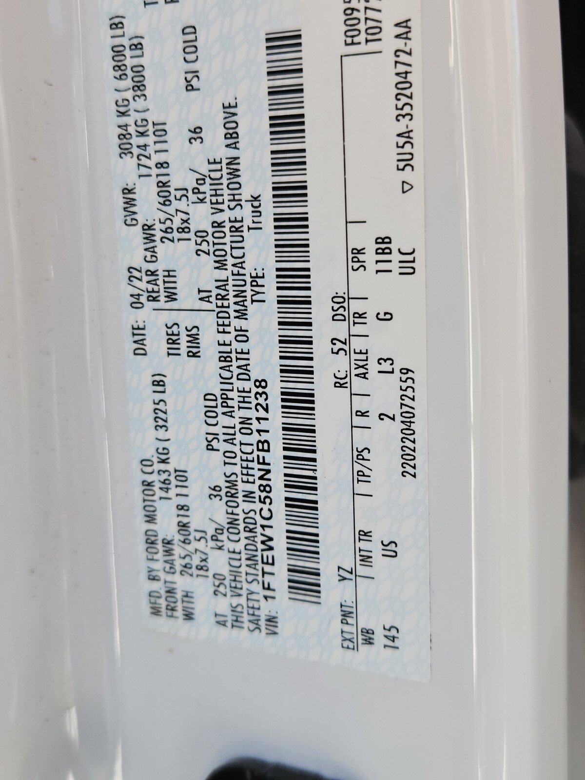 Certified 2022 Ford F150 XLT w/ Equipment Group 302A High image 34