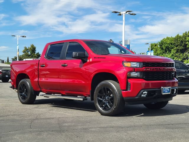 Used 2021 Chevrolet Silverado 1500 Custom w/ LPO, Dark Essentials Package RWD image 34