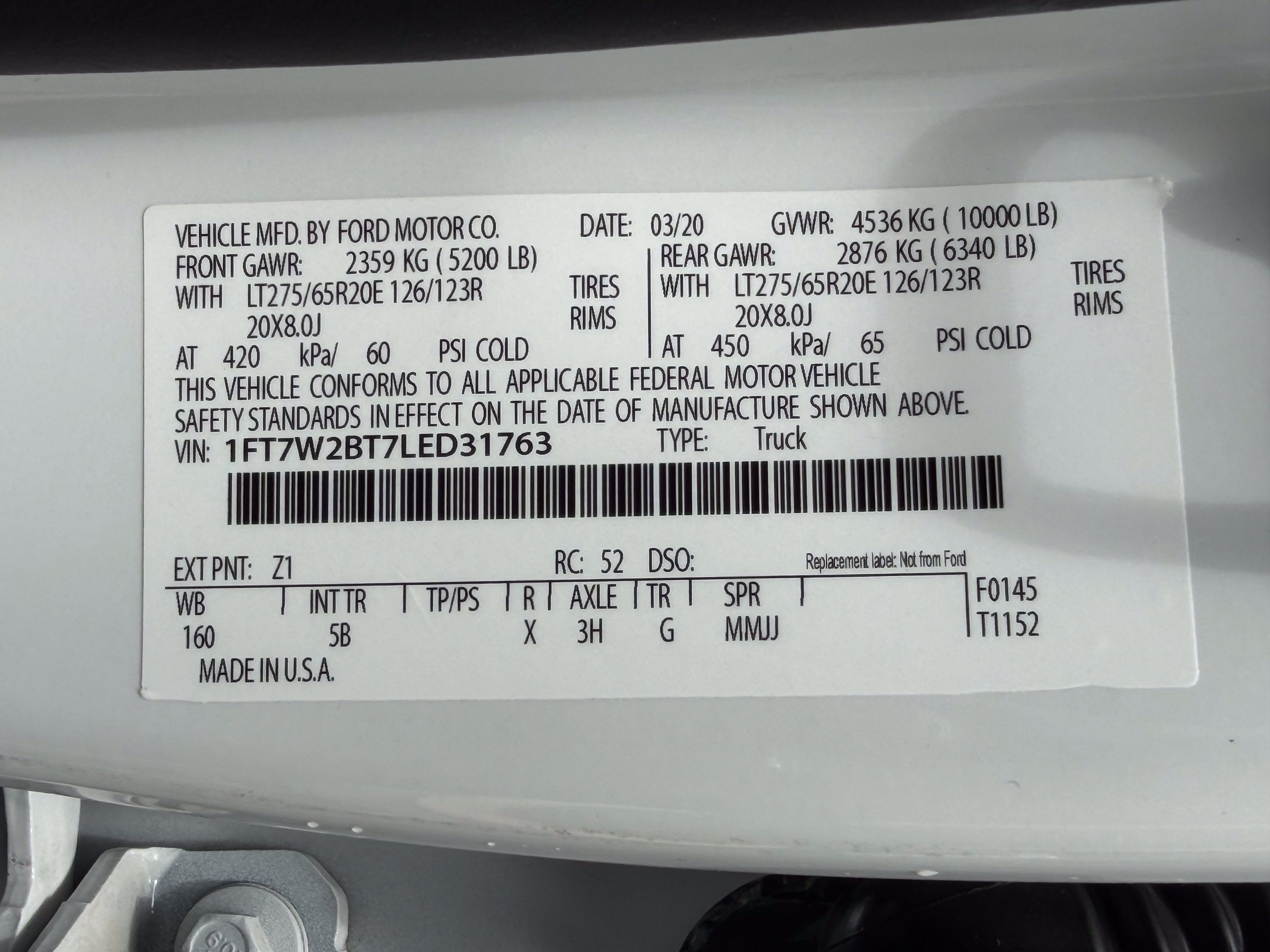 Certified 2020 Ford F250 Lariat w/ Lariat Ultimate Package AWD/4WD image 33