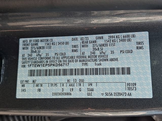 Certified 2023 Ford F150 Lariat AWD/4WD image 28
