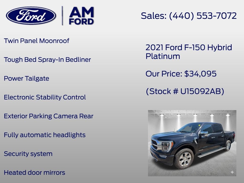 Certified 2021 Ford F150 Platinum w/ Equipment Group 701A High AWD/4WD image 26