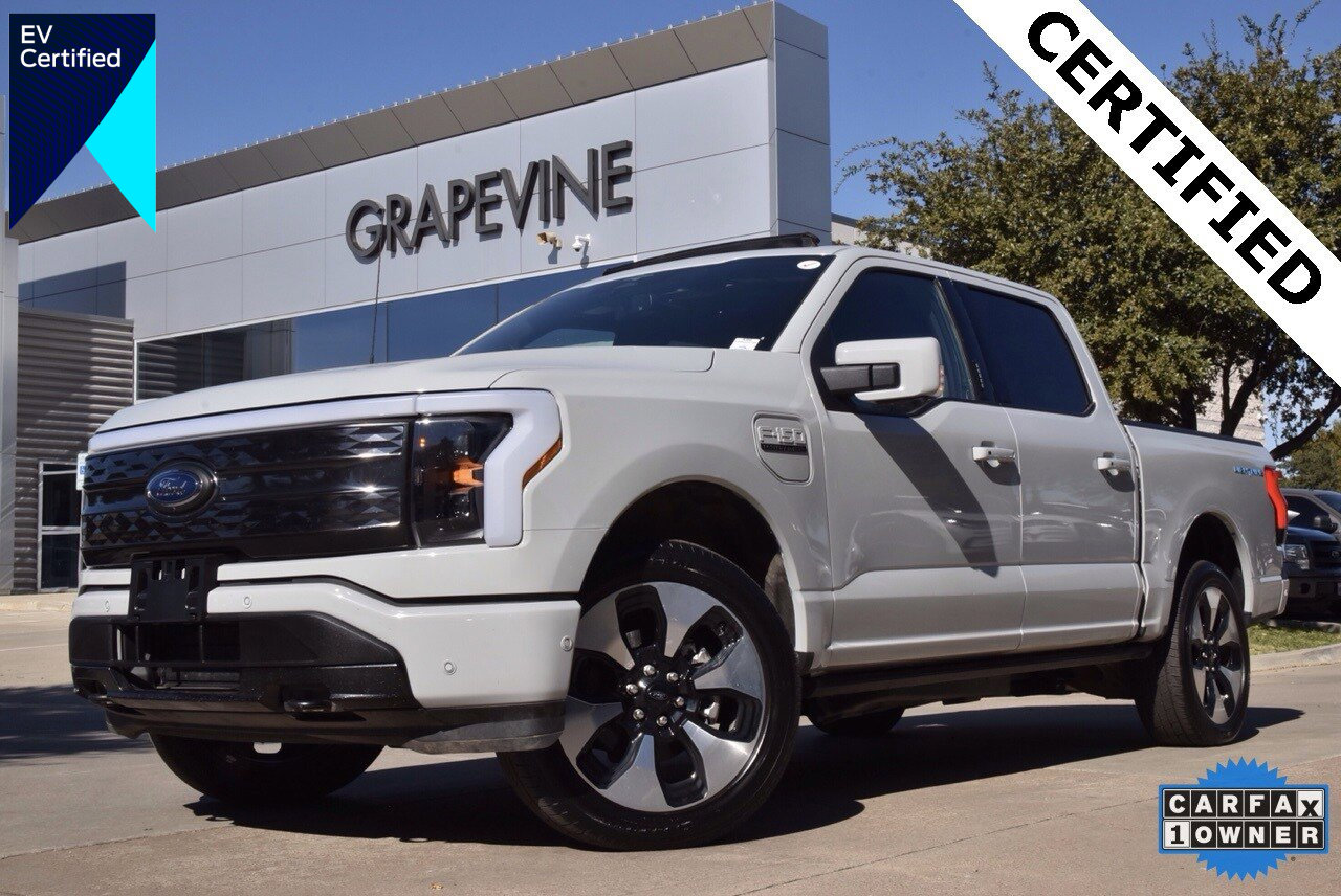 Certified 2023 Ford F150 Lightning Platinum