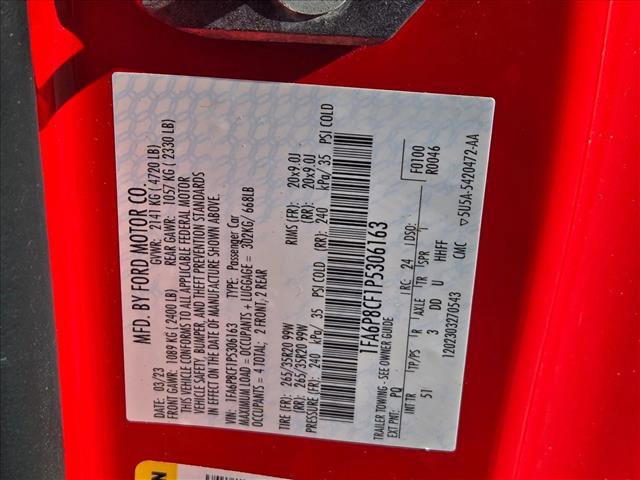 Certified 2023 Ford Mustang GT Premium w/ Equipment Group 401A image 22