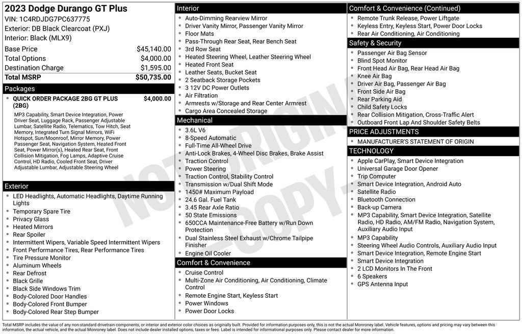 Used 2023 Dodge Durango GT AWD/4WD image 35