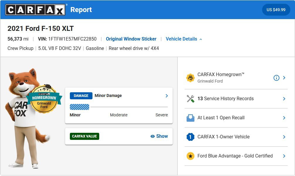 Certified 2021 Ford F150 XLT w/ Equipment Group 302A High AWD/4WD image 3