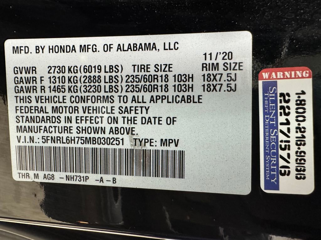 Used 2021 Honda Odyssey EX-L image 35