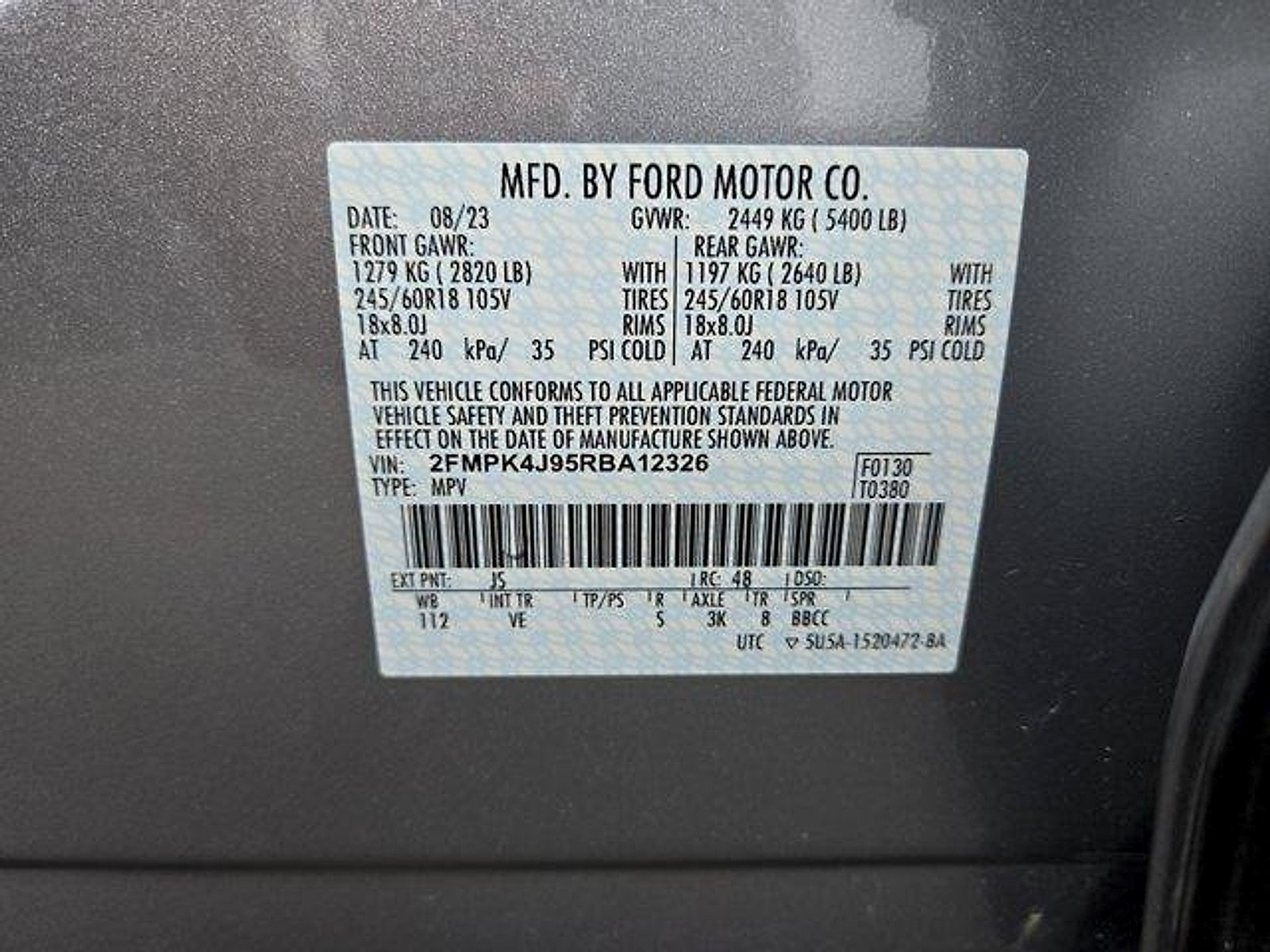 Certified 2024 Ford Edge SEL w/ Convenience Package AWD/4WD image 27