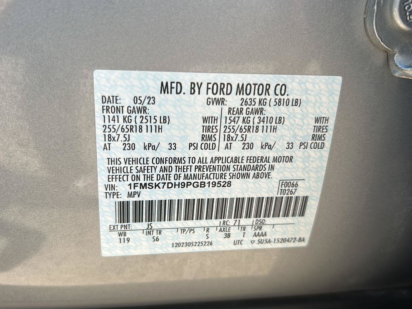 Certified 2023 Ford Explorer XLT w/ Equipment Group 202A RWD image 32