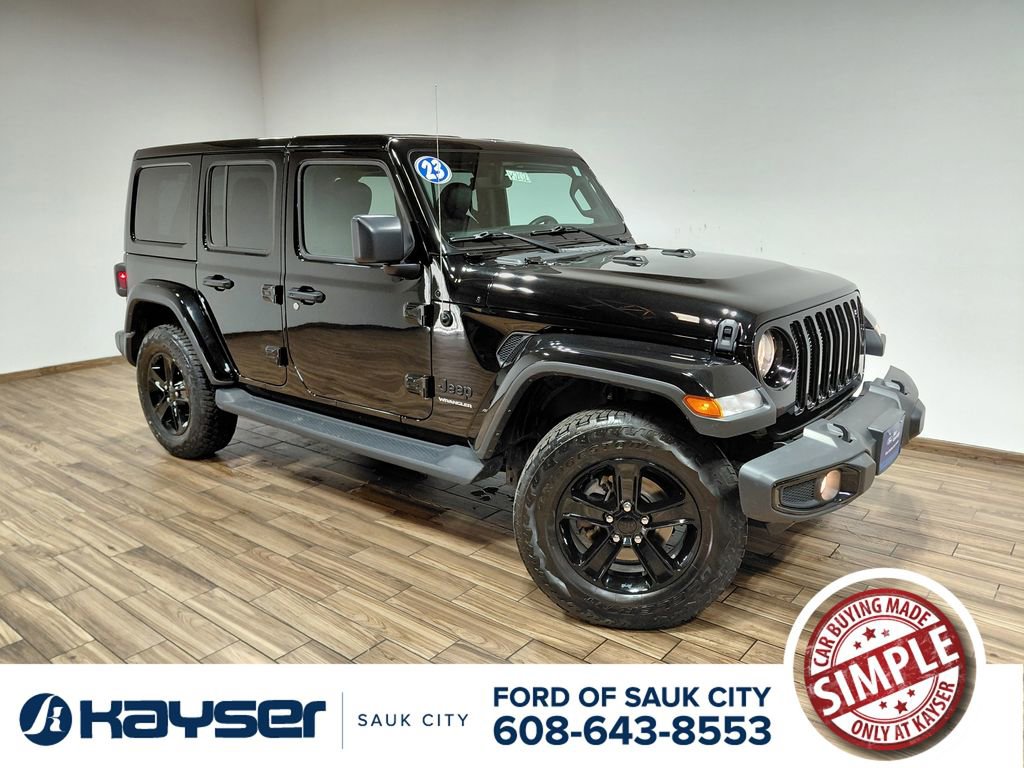 Used 2023 Jeep Wrangler Unlimited Sahara AWD/4WD video 1