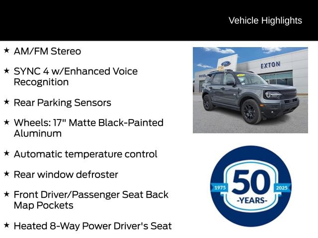 Certified 2025 Ford Bronco Sport Big Bend w/ Convenience Package AWD/4WD image 11